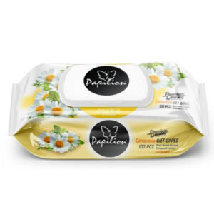 Papilion Chamomile Wet Wipes 100pcs With Cap