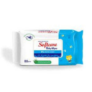 Softcare Baby Wipes Big Size 80pcs